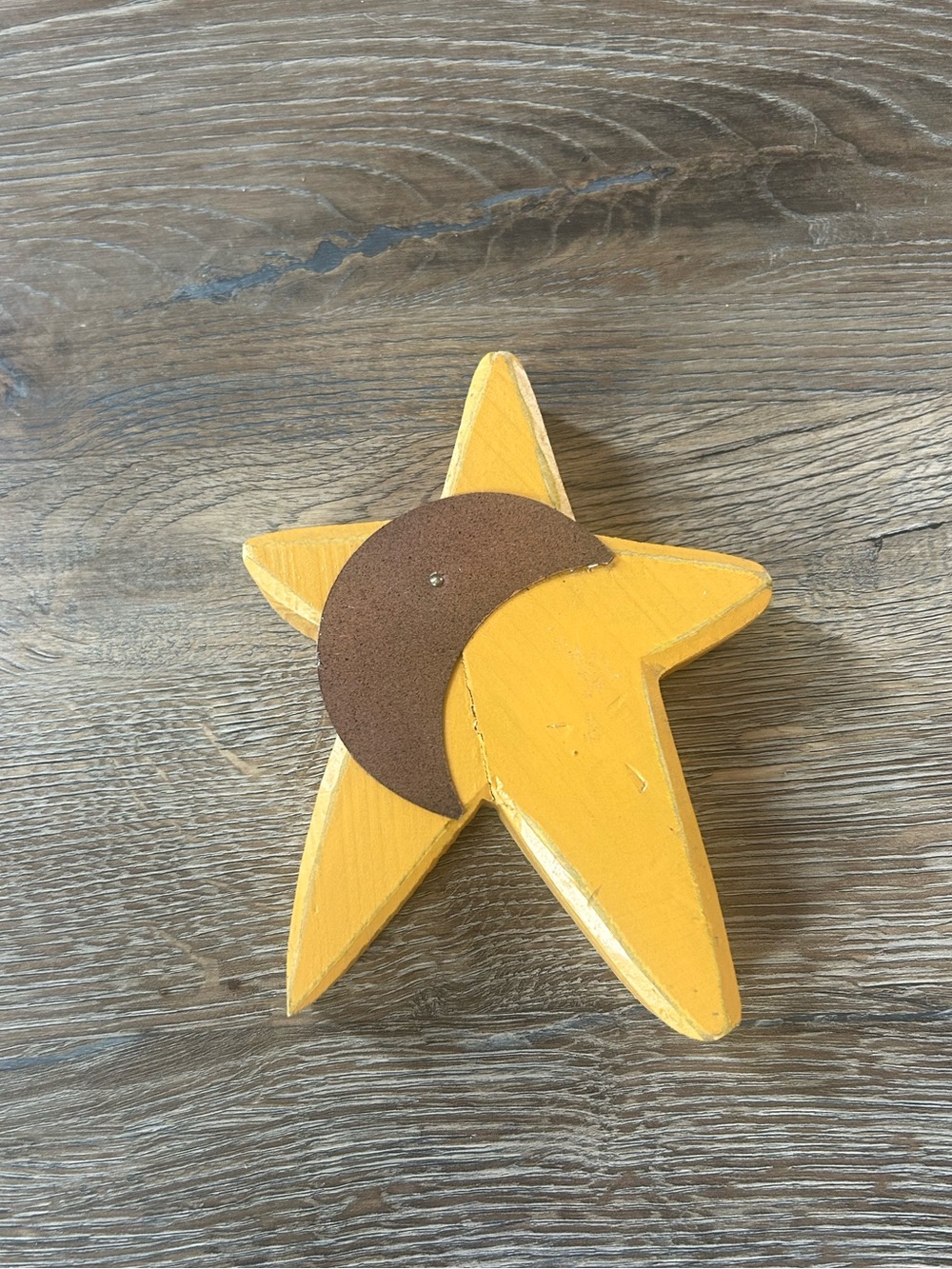 Vintage Star + Moon Decor Piece